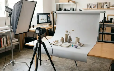 Set de fotografia de producto para contenido de marca