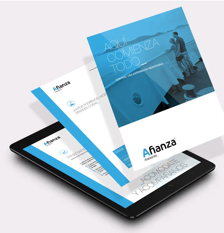afianza asesores identidad corporativa