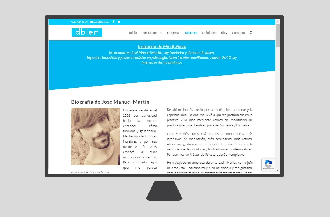 rediseño web dbien