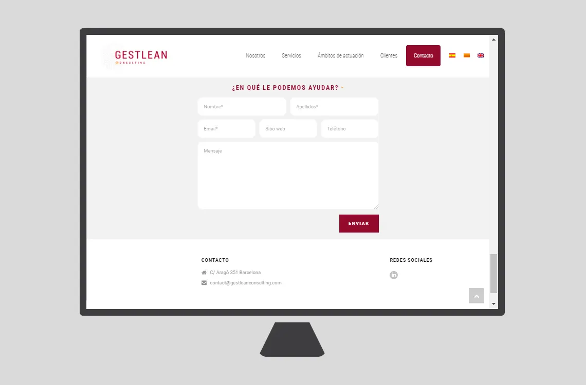 gestlean diseño web