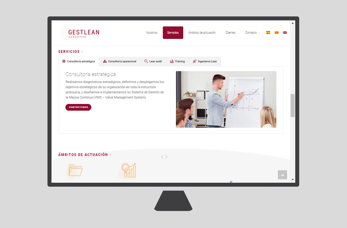 diseño web gestlean