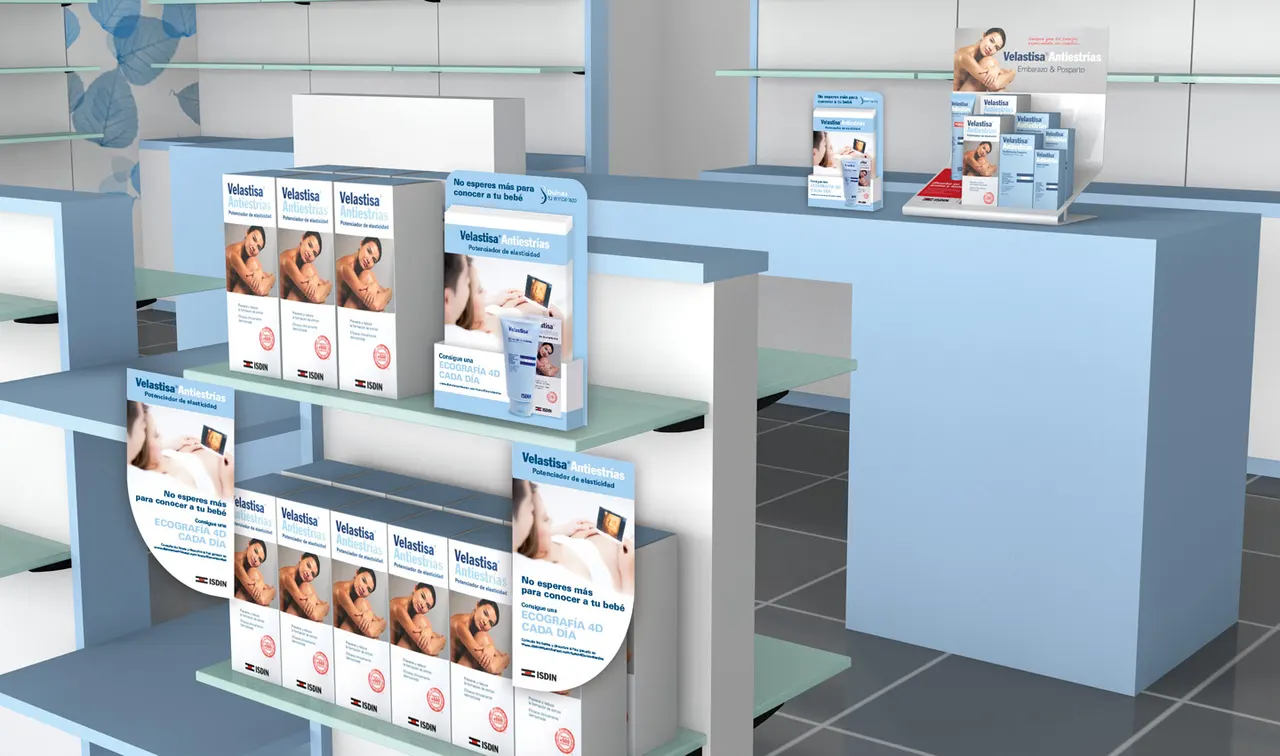 distribucion material campaña isdin