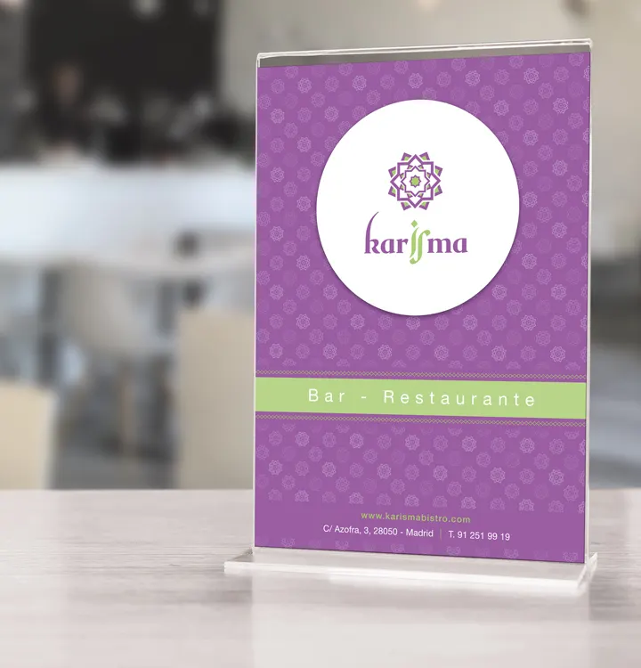 tarjeta visita karisma
