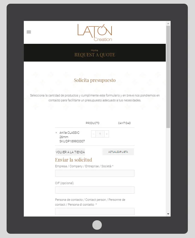 pagina web laton creation