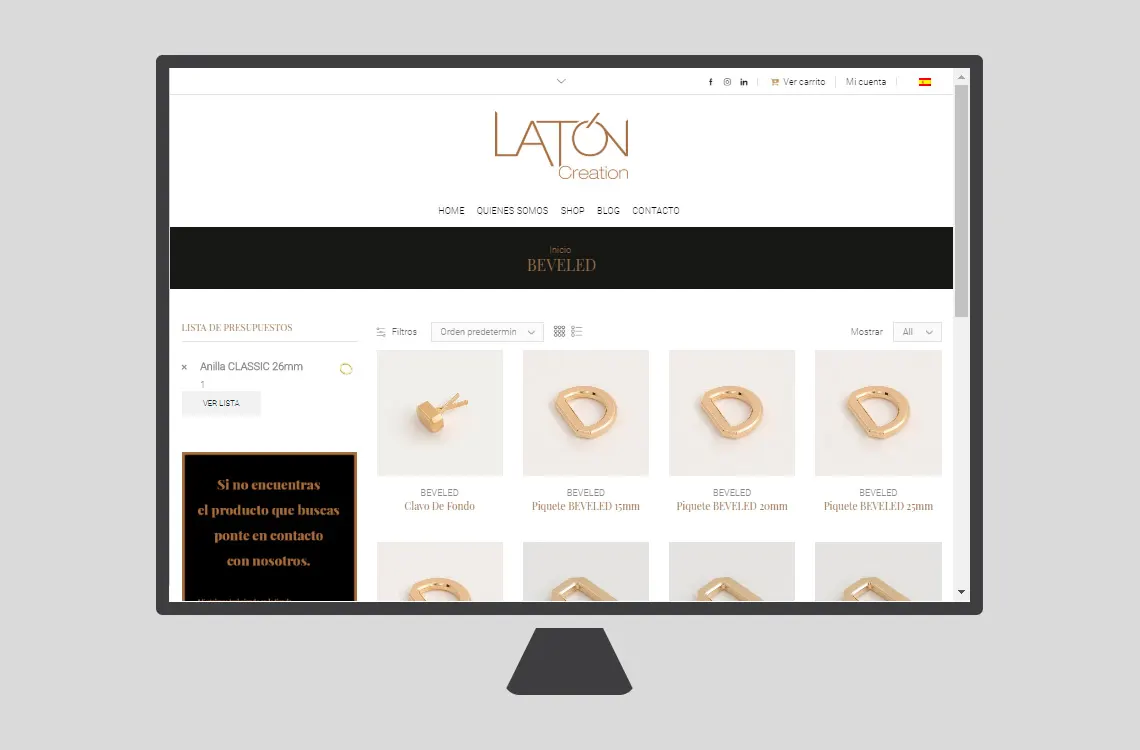 presupuesto laton creation
