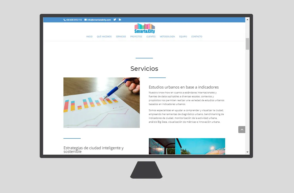 diseño web smart&city
