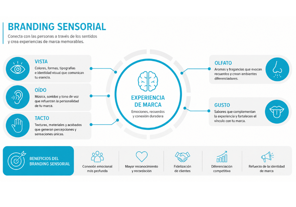 Las tendencias branding 2026 Branding sensorial