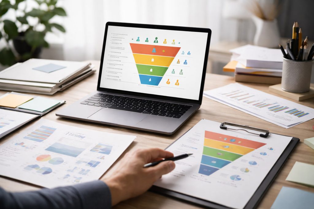 embudo de conversión en marketing digital